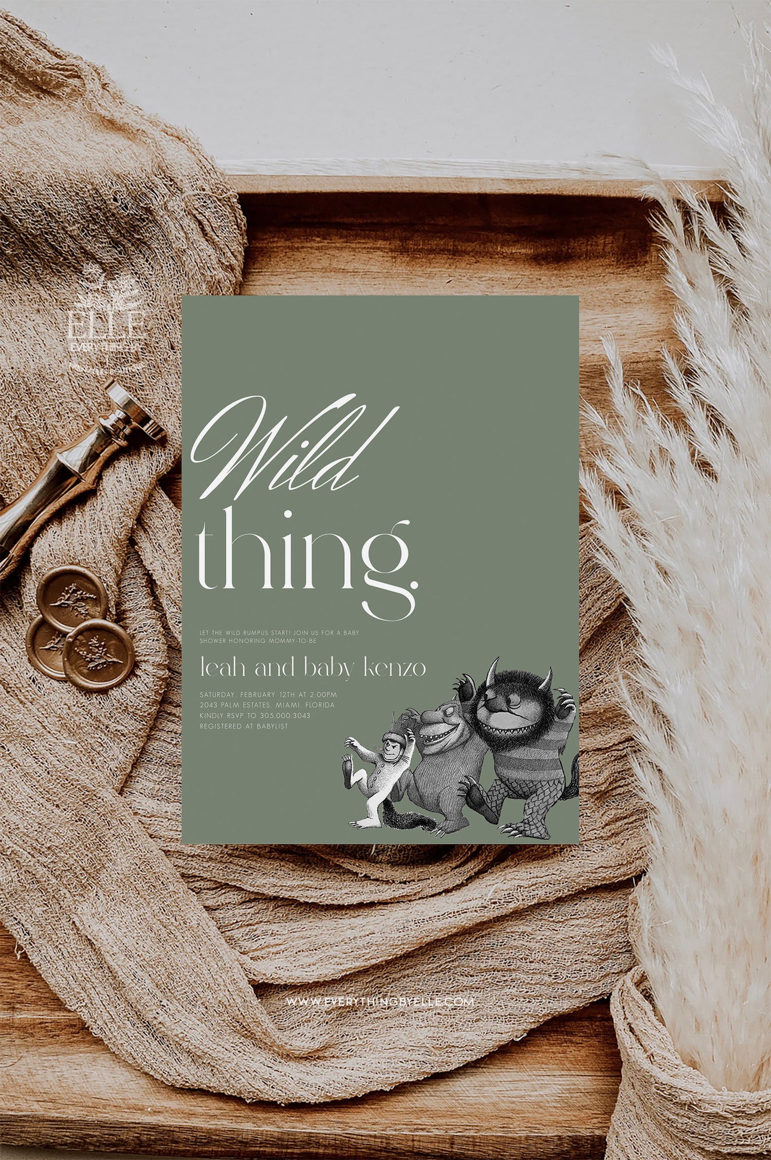 Where the Wild Things Are | Modern Baby Shower