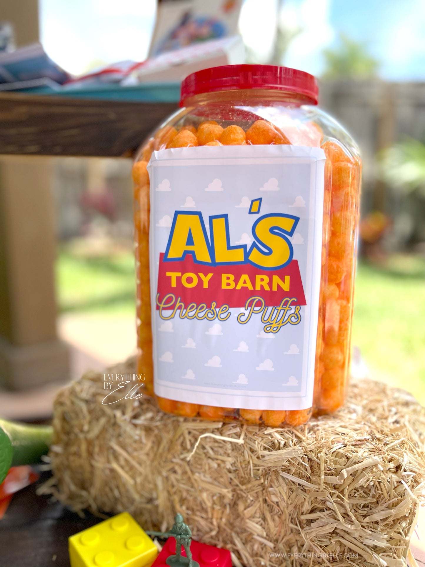 Toy Story Birthday Al's Toy Barn Printable Label Sign | TWO Infinity and Beyond Birthday Party Printable Cheese Puffs Sign | 2nd Birthday Toy Story Party Favors | Instant Download Party Decor Printables